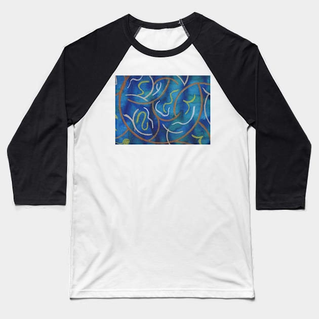 Aurora of Iridescence Baseball T-Shirt by jamesknightsart